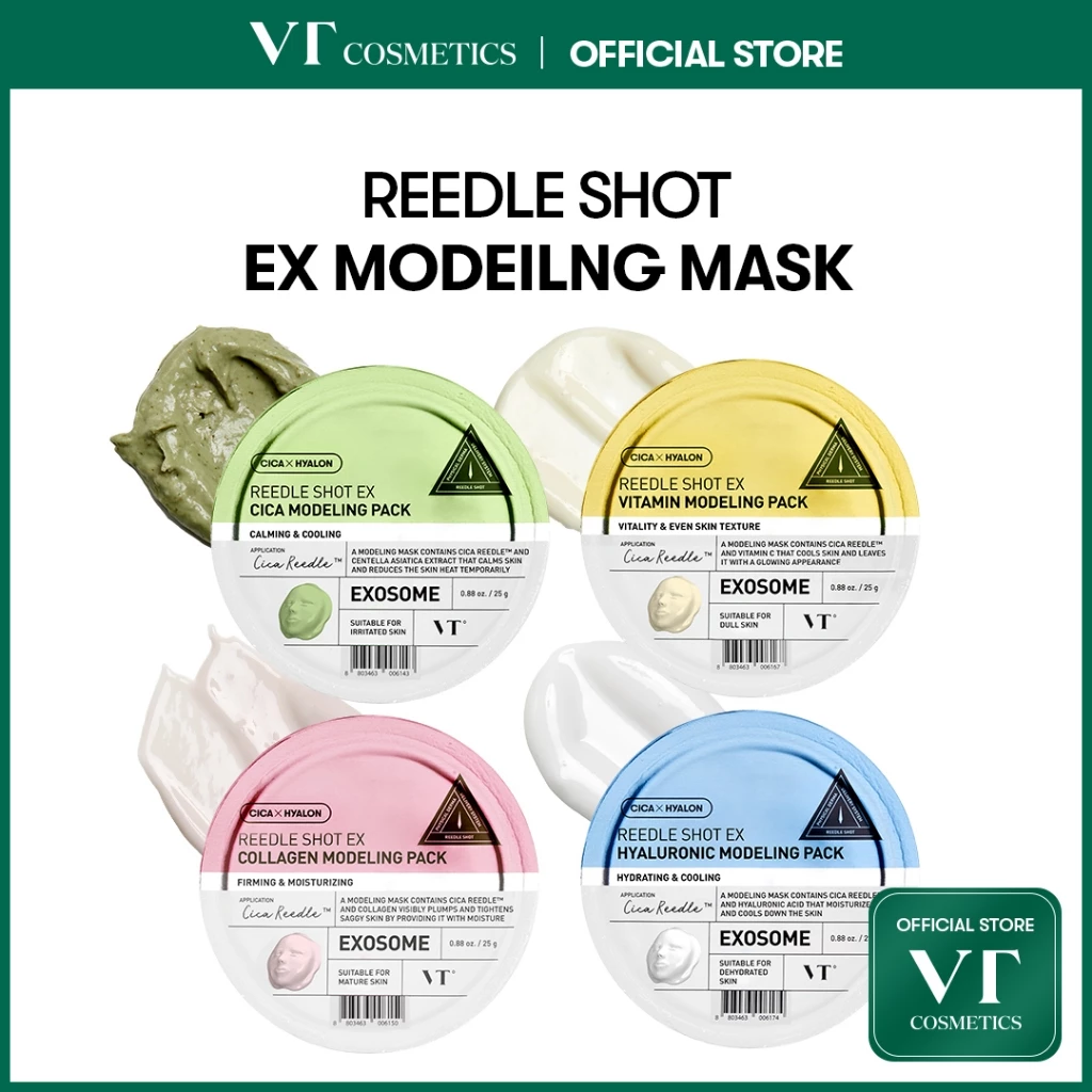 [ VT ] Reedle Shot EX Modeling Pack CICA/ Collagen/Vitamin/Hyaluronic 25g Cooling Effect [Official Flagship]