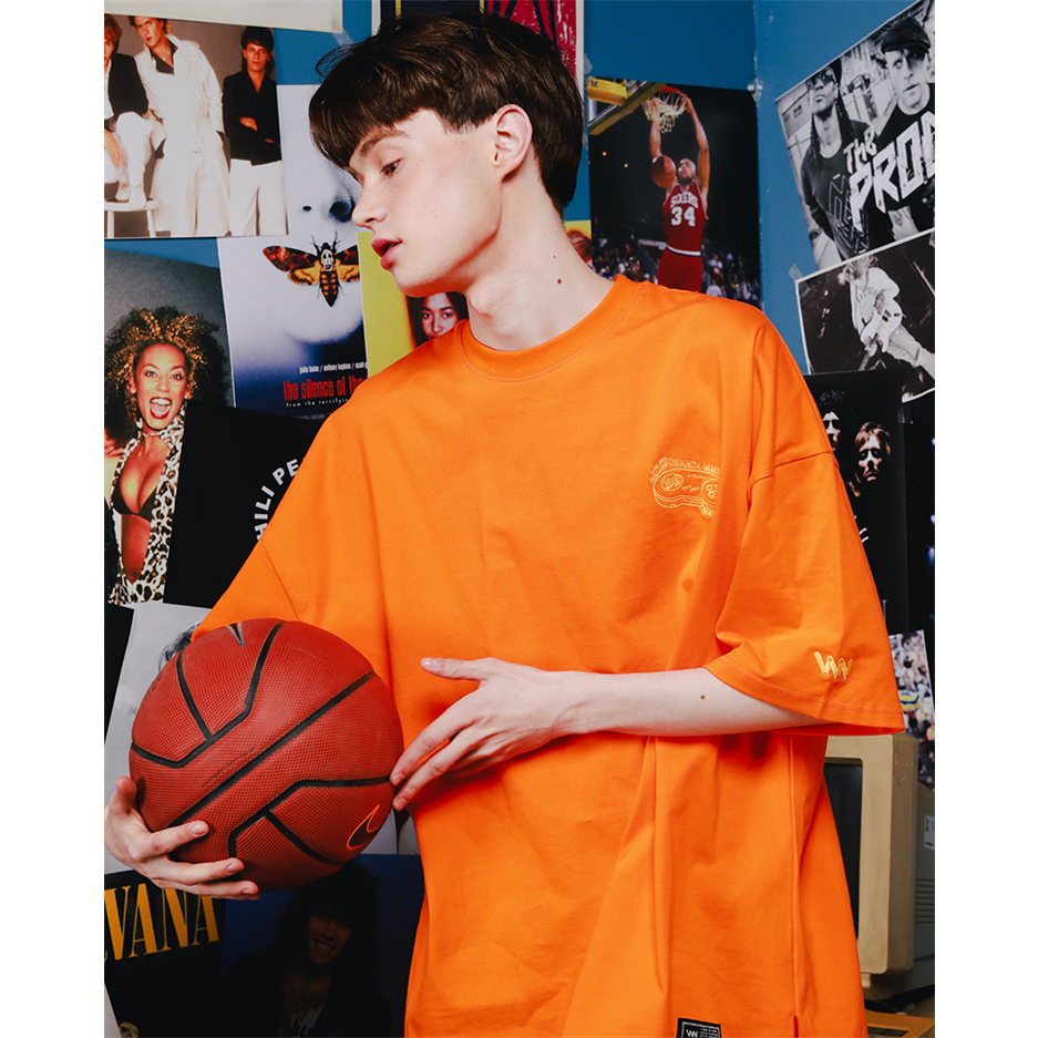 KOREA [ wvproject ] เสื้อยืดแขนสั้นคอนโทรลเลอร์ ของแท้ 100%