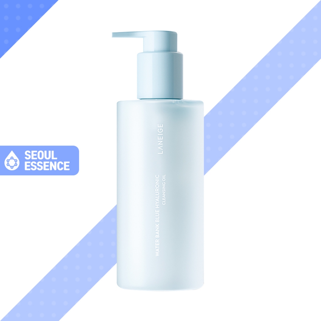Laneige Water Bank Blue Hyaluronic Cleansing Oil 250ml - ทําความสะอาดเครื่องสําอางหนัก Pore-Clogging Sebum Removal