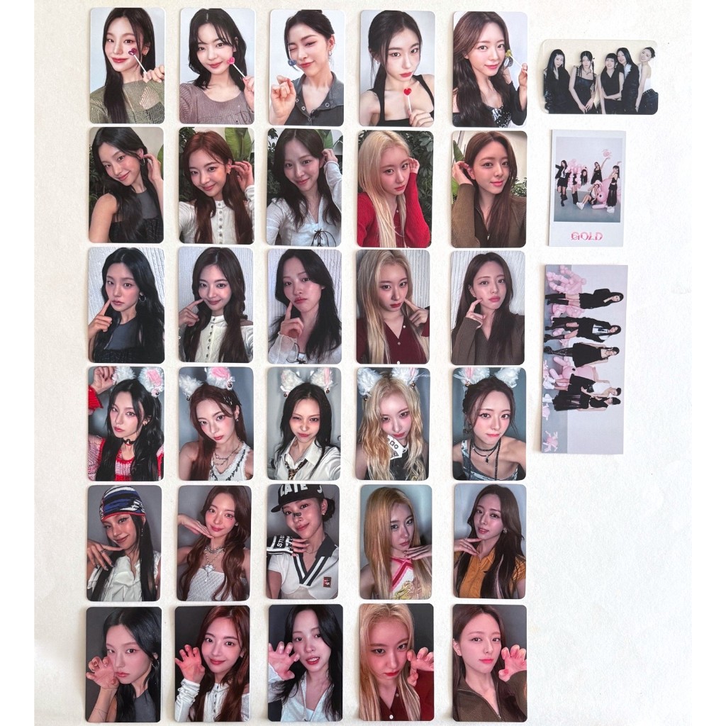 Itzy 9th Mini Album Gold Makestar Music เกาหลี BDM Withmuu JYP Musicplant POB