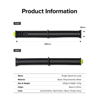 Ringke Sports Air Loop สําหรับ Apple Watch 49mm 46mm 45mm 44mm สายนาฬิกาน้ําหนักเบา