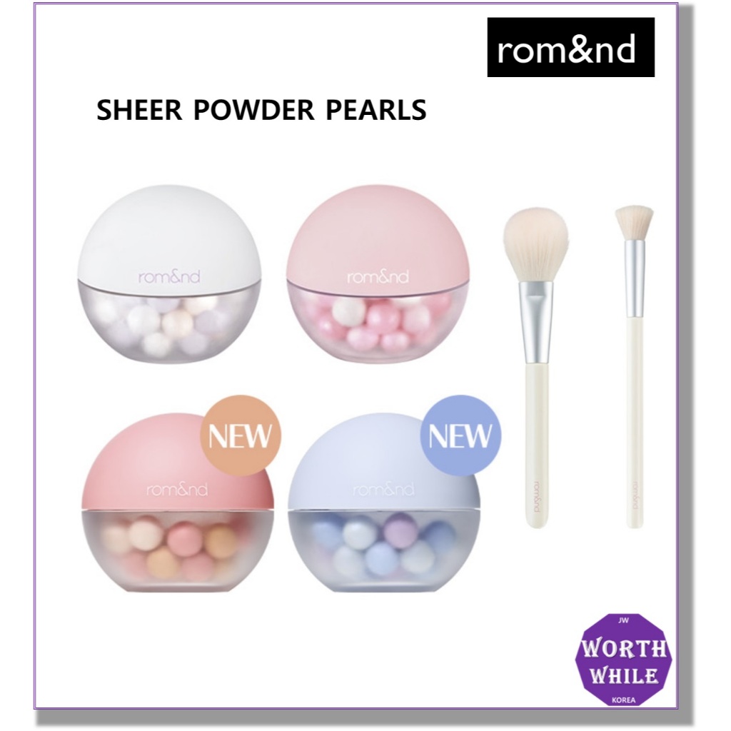 Rom&nd SHEER POWDER PEARLS 4 สี