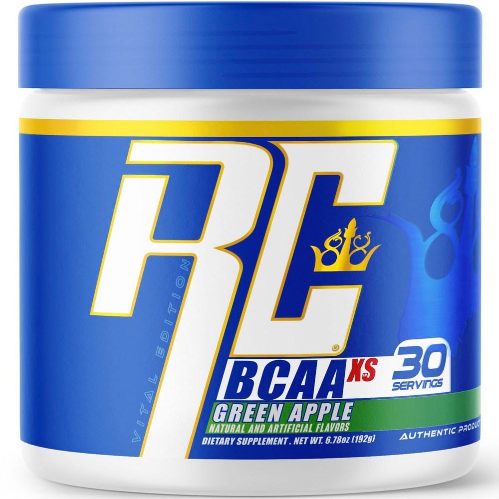 Ronnie Coleman Signature Series BCAA XS Green Apple 192g Made in USA