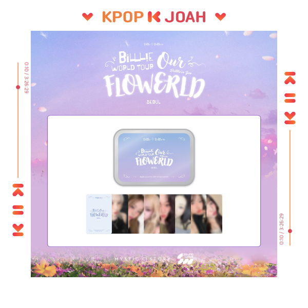 (TIN CASE PHOTOCARD SET) Billlie [Our FLOWERLD (Belllie've You)] World Tour MD (7th May.2025)