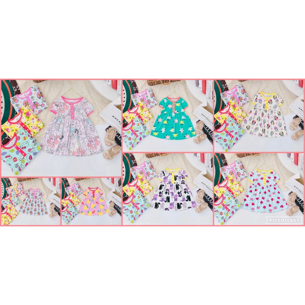 BB ANGEL KIDS COTTON DRESS (VD00409 TO VD00415)