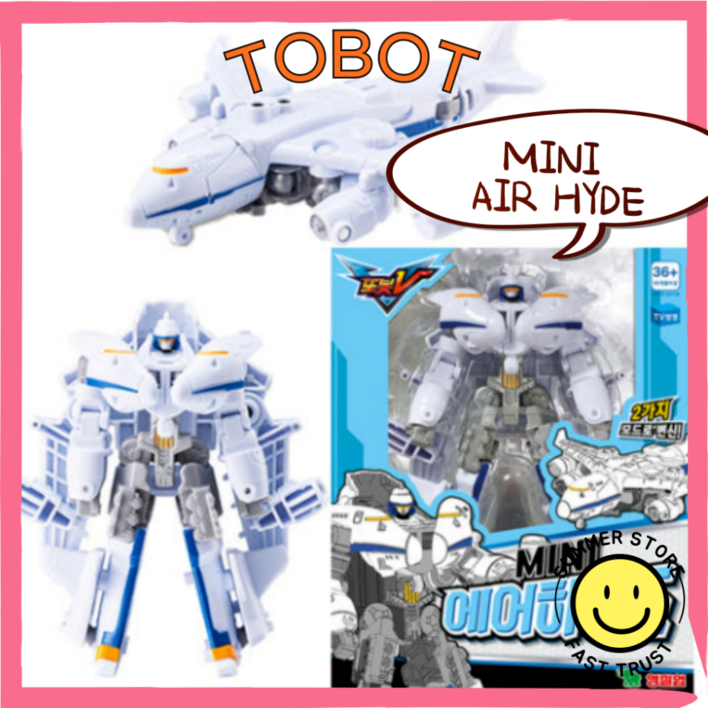 [Tobot] Tobot V Mini AIR HYDE Transformer Robot Toy รูปยานพาหนะรวม