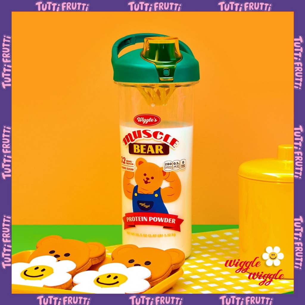 [Wiggle Wiggle x LocknLock] Muscle Bear Shake Tumbler 700ml