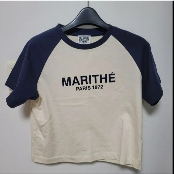 Marithe FRANCOIS GIRBAUD W RAGLAN เสื ้ อยืดโลโก ้ ปกติ 5 สี