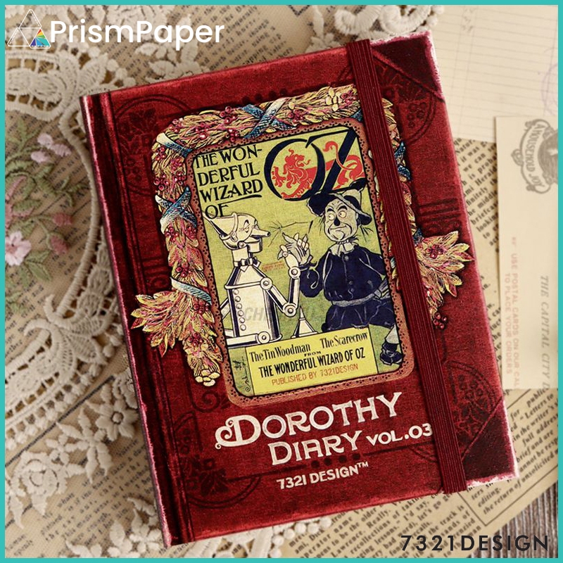 7321 Design Dorothy Diary Undated Weekly Planner Scheduler Journals Scrapbooking The Wizard of Oz