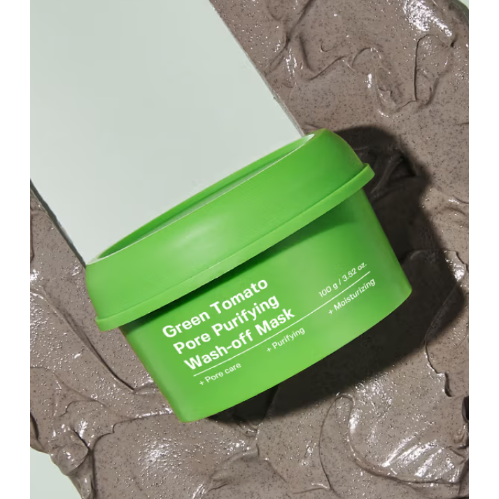 Daiso Korea Official)Sungboon Editor Green Tomato Pore Purifying Wash-Off Mask 100g