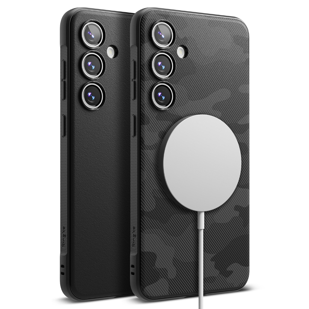 Ringke Onyx Magnetic สําหรับ Galaxy S24 FE เคสฝาครอบป้องกันด้ามจับเสริมกันลื่น