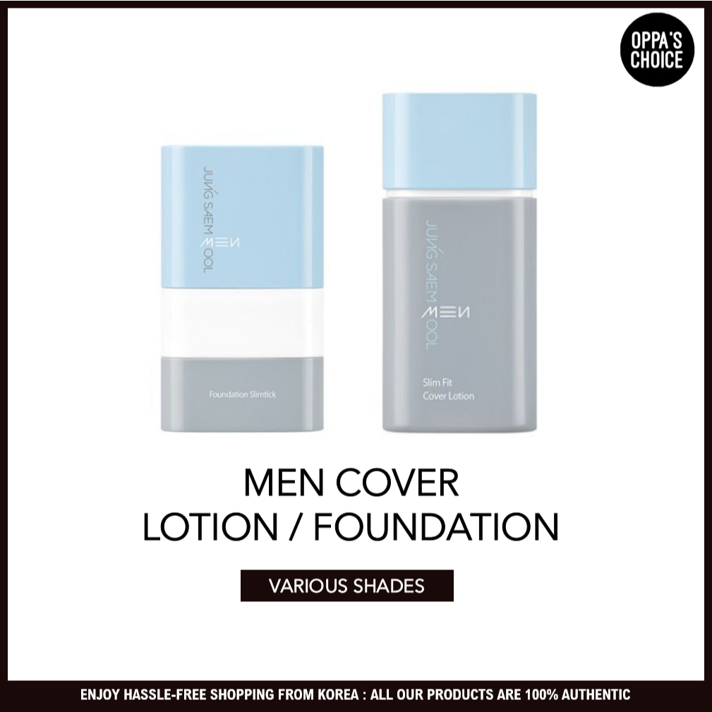 JUNGSAEMMOOL MEN EDITIONS(STICK FOUNDATION, COVER LOTION) SPF50+ PA+++