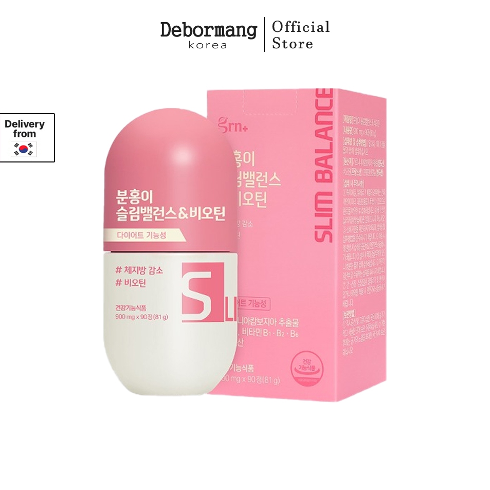 [GRN+] Slim Balance 90ea - สีชมพู ลดไขมันคาร์โบไฮเดรตตัดเพิ่มพลังงาน