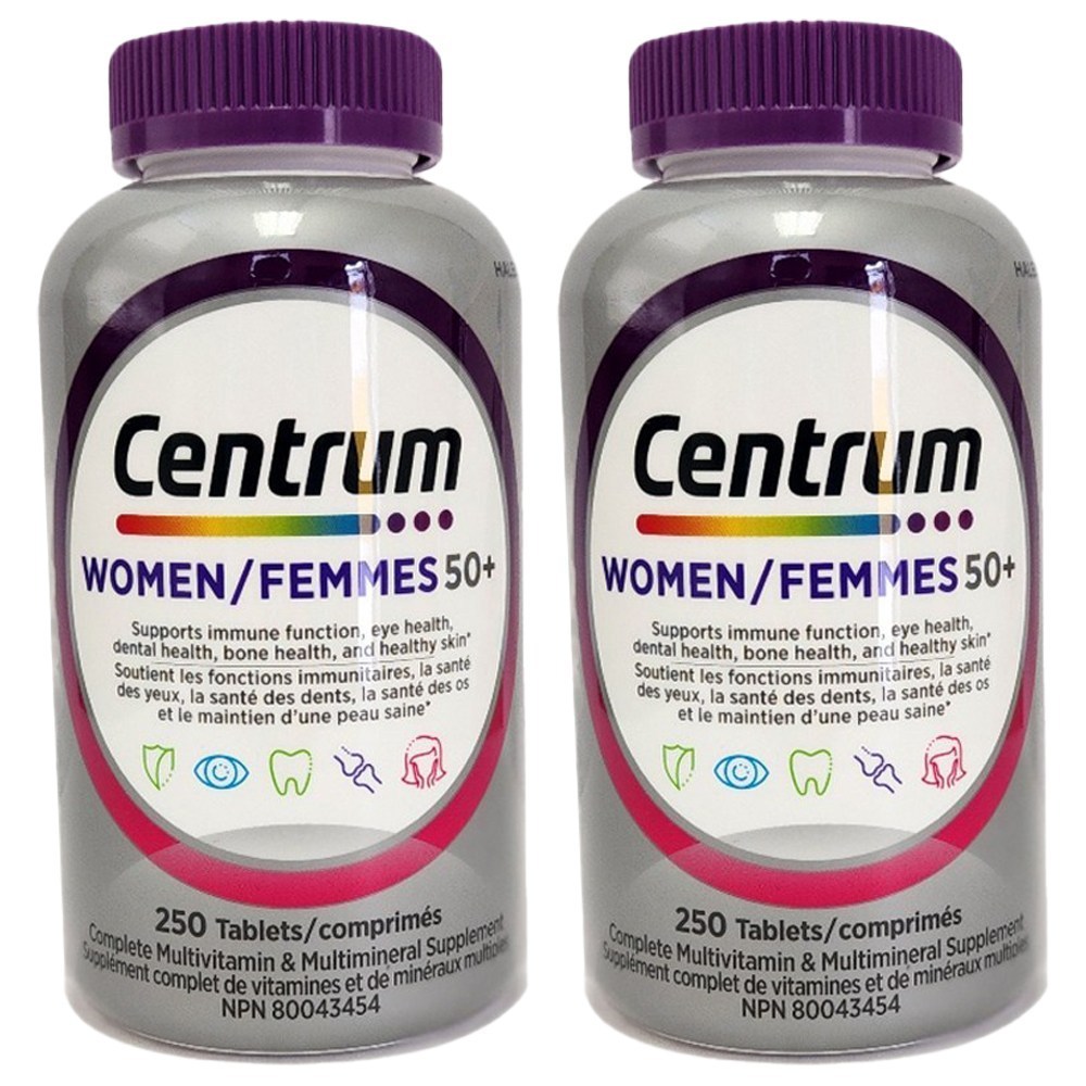 Centrum Women 50+ Multivitamin Tablets, 250 เม็ด – Made in Australia