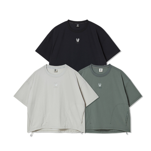 Lifework Korea for Womens Rush Round Short Sleeve T-Shirt 3 สี