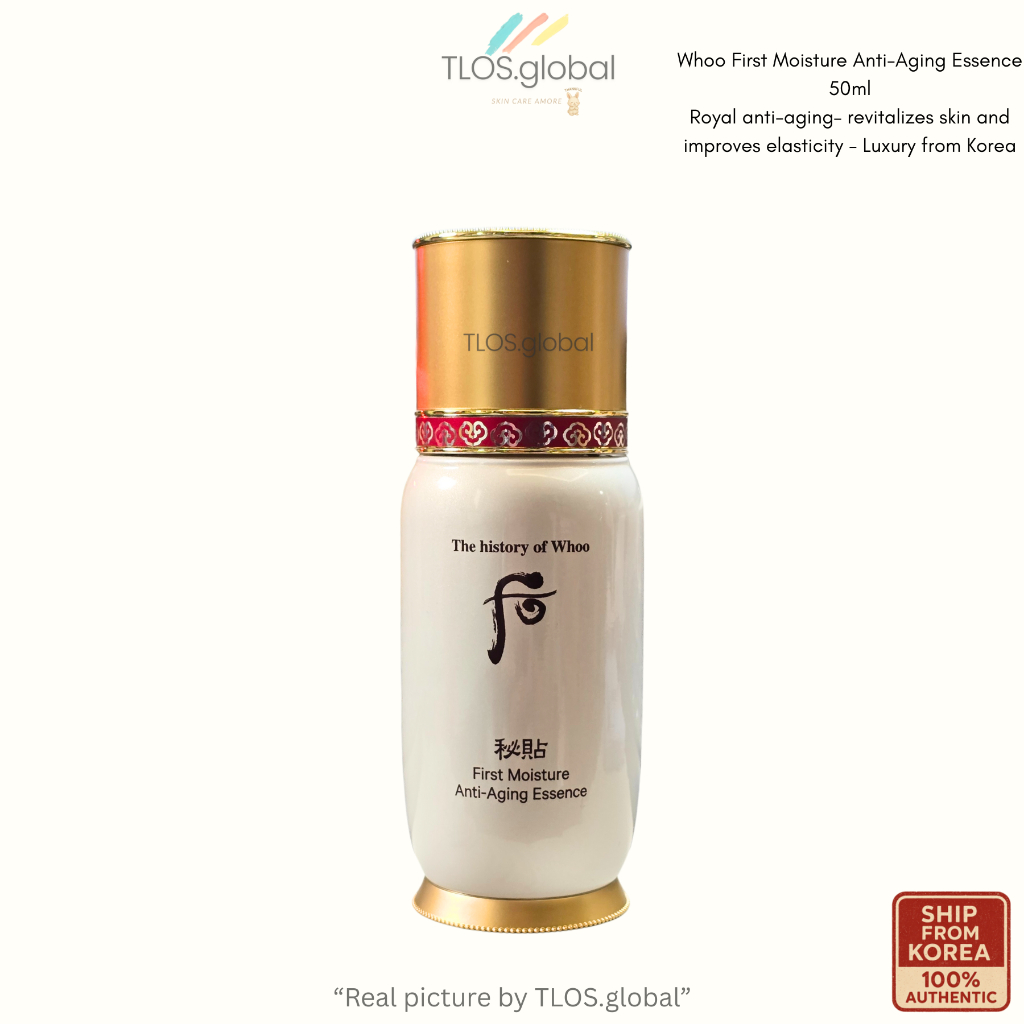 Whoo First Moisture anti-aging essence 50ml First-step anti-aging essence – hydrates, soothes