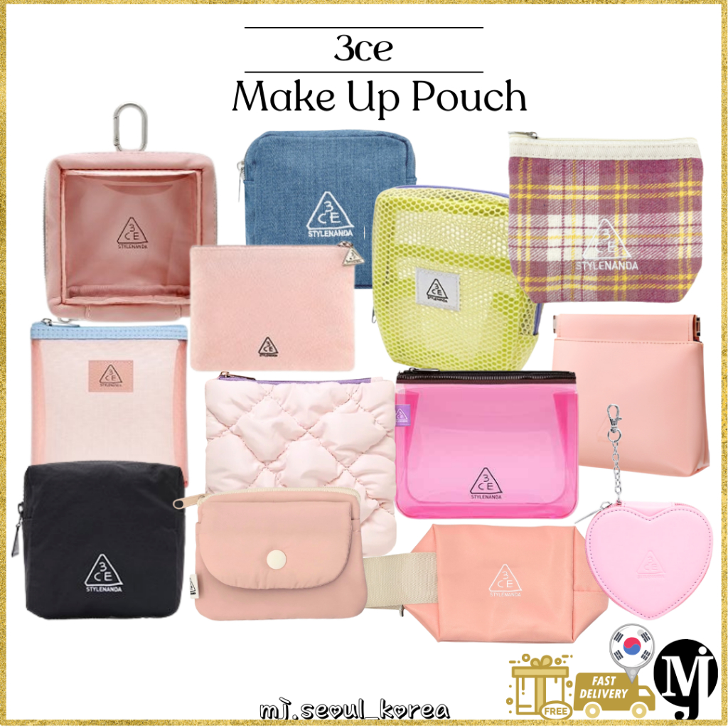 3ce Makeup Pouch Makeup Bag 12types