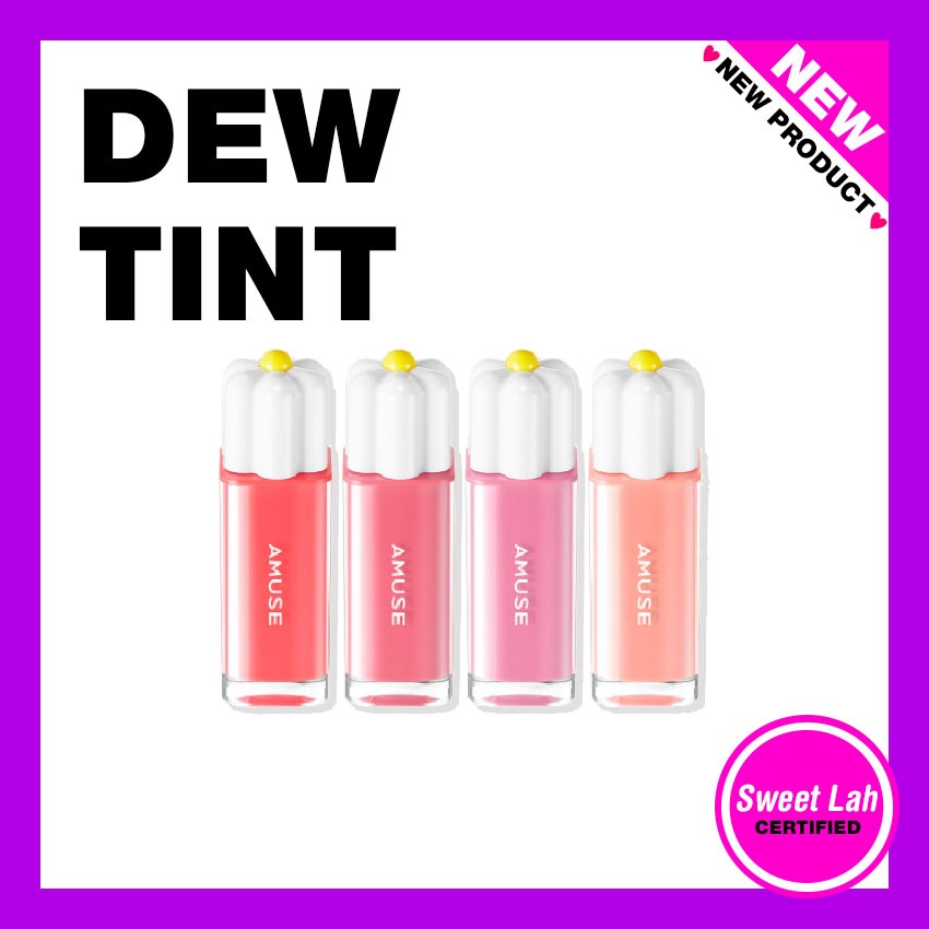 [AMUSE] Dew Tint Vegan Lip Tint 4g 12 สี
