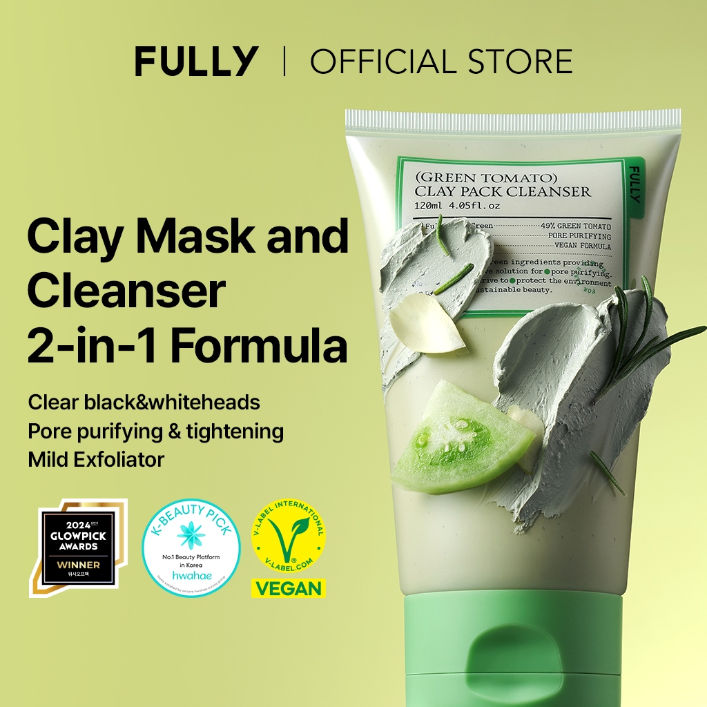 [FULLY Official] GREEN TOMATO CLAY PACK CLEANSER 120ml