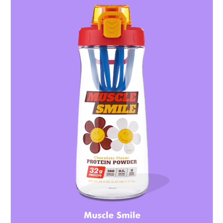 WIGGLE WIGGLE SHAKE TUMBLER (Muscle Smile), 1100ml