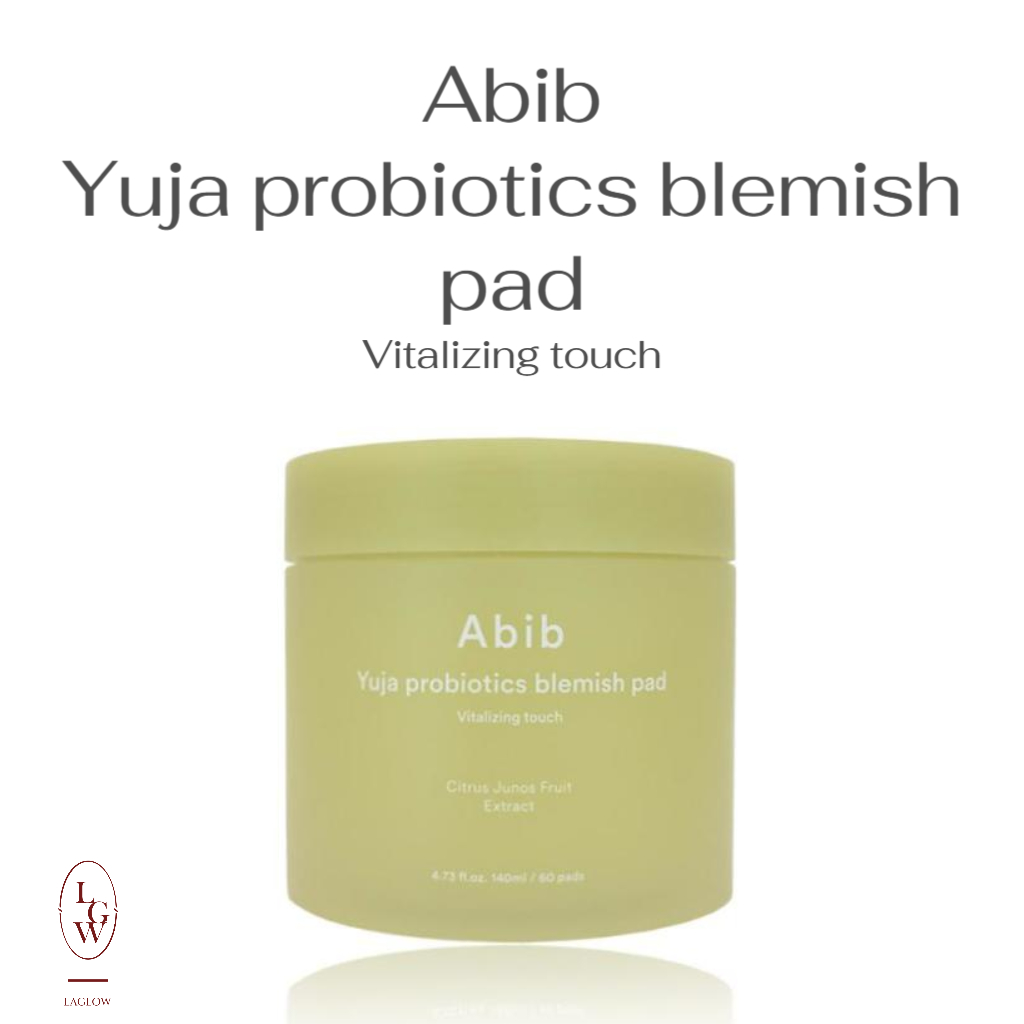 Abib Yuja Probiotics Blemish Pad Vitalizing Touch 140ml / 60 แผ่น – Brightening & Revitalizing Toner