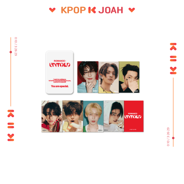 (LENTICULAR MINI CARD & TIN CASE SET) ENHYPEN x AIRTEC [ROMANCE : UNTOLD] OFFICIAL MD (4th May.2025)