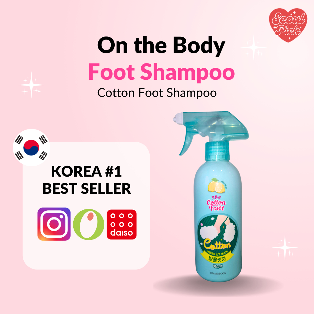[K-beauty Hair&BODY] LG ON THE BODY Foot Shampoo 385ml * 1ea