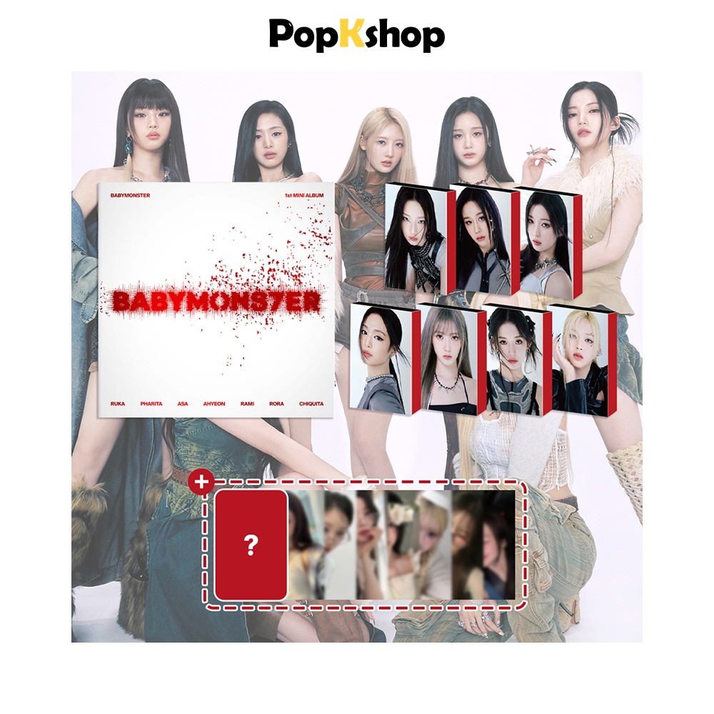 [ของแถม] BABYMONSTER 1st Mini Album [ BABYMONS7ER ] Photobook Ver / YG TAG Album Ver