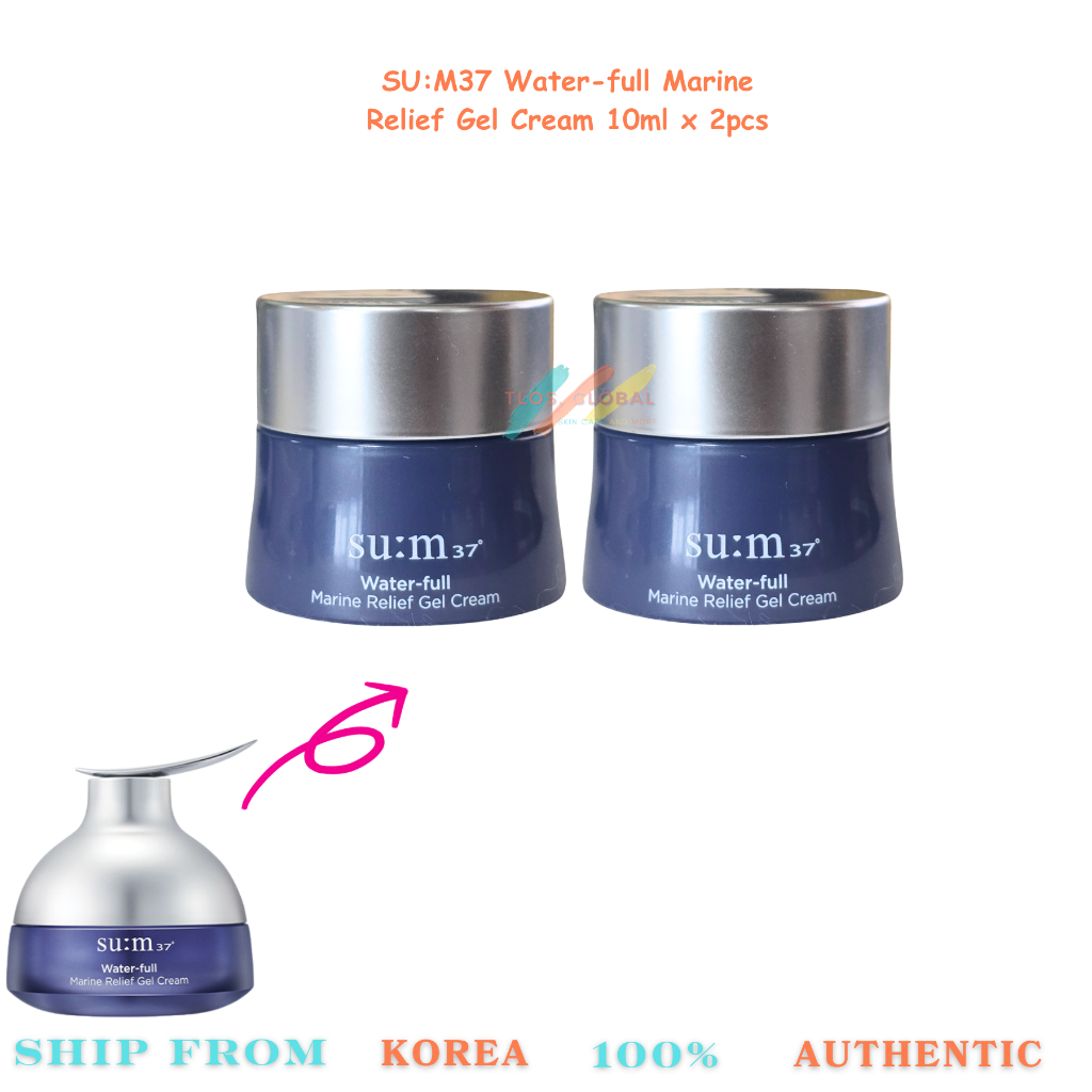!!ขายปิด!! Sum37 Water-full Marine Relief Gel Cream 10ml x 2pcs หรือ 15 แพ็ค x 2ml