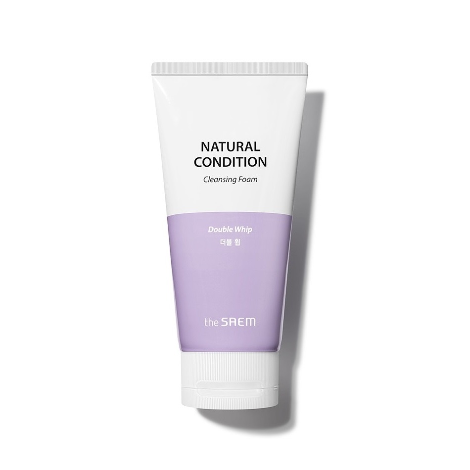 [THE SAEM] Natural Condition Cleansing Foam [Double Whip] 150ml คลีนซิ่งโฟมดับเบิ้ลวิป สินค้าเกาหลีแท้ๆส่งตรงจากเกาหลี