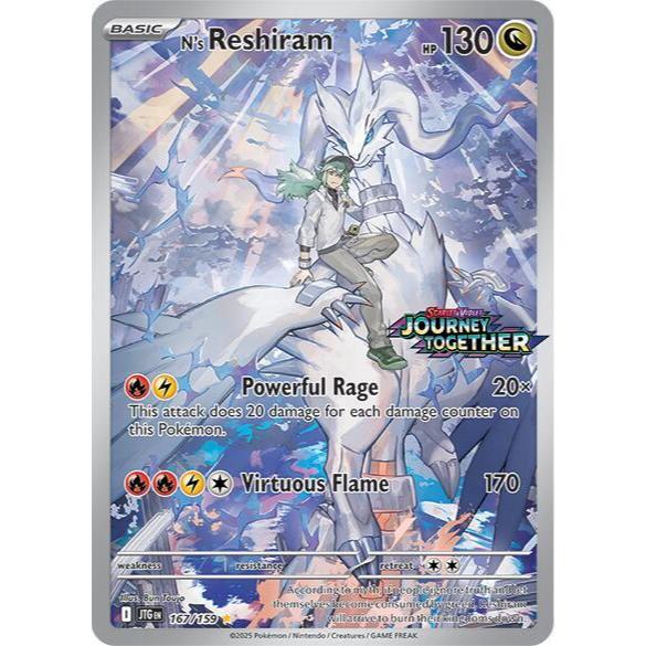 Ns Reshiram - 167/159 (Journey Together Stampton) - SV09: Journey Together