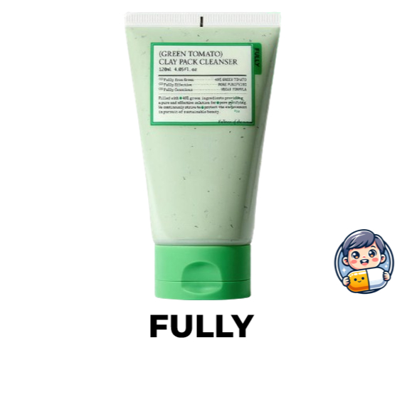 Fully Vegan Green Tomato Clay Pack Cleanser 120ml