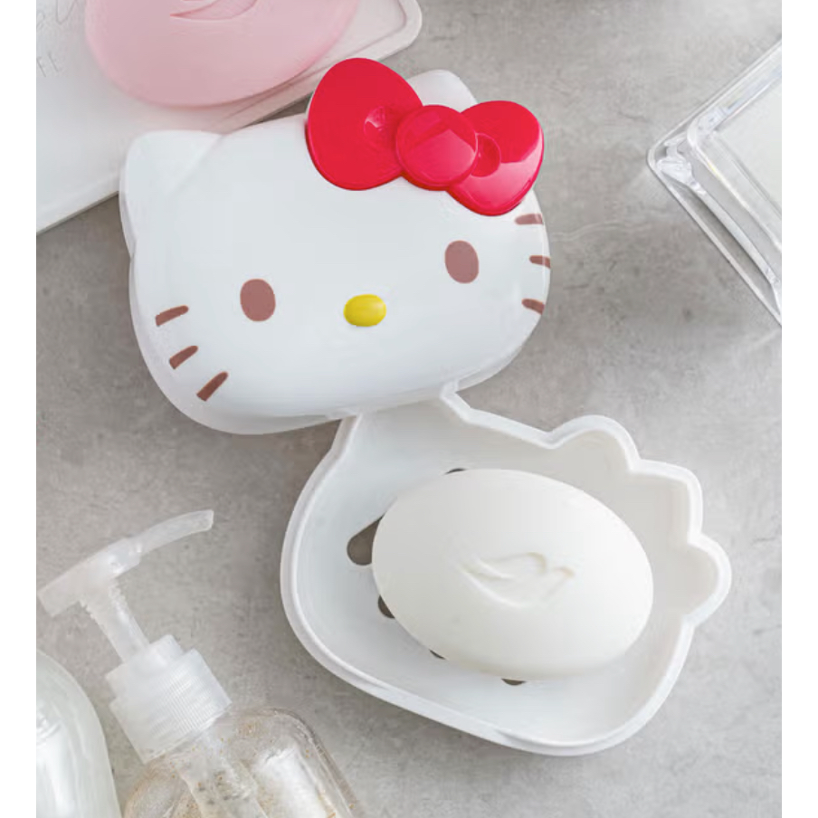 [daiso korea] Sanrio My Melody / Hello Kitty Covered Soap Case