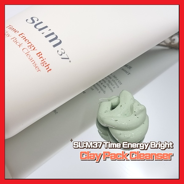 Su:m37 Time Energy Bright Clay Pack Cleanser 150ml/ปรับปรุงรูขุมขน