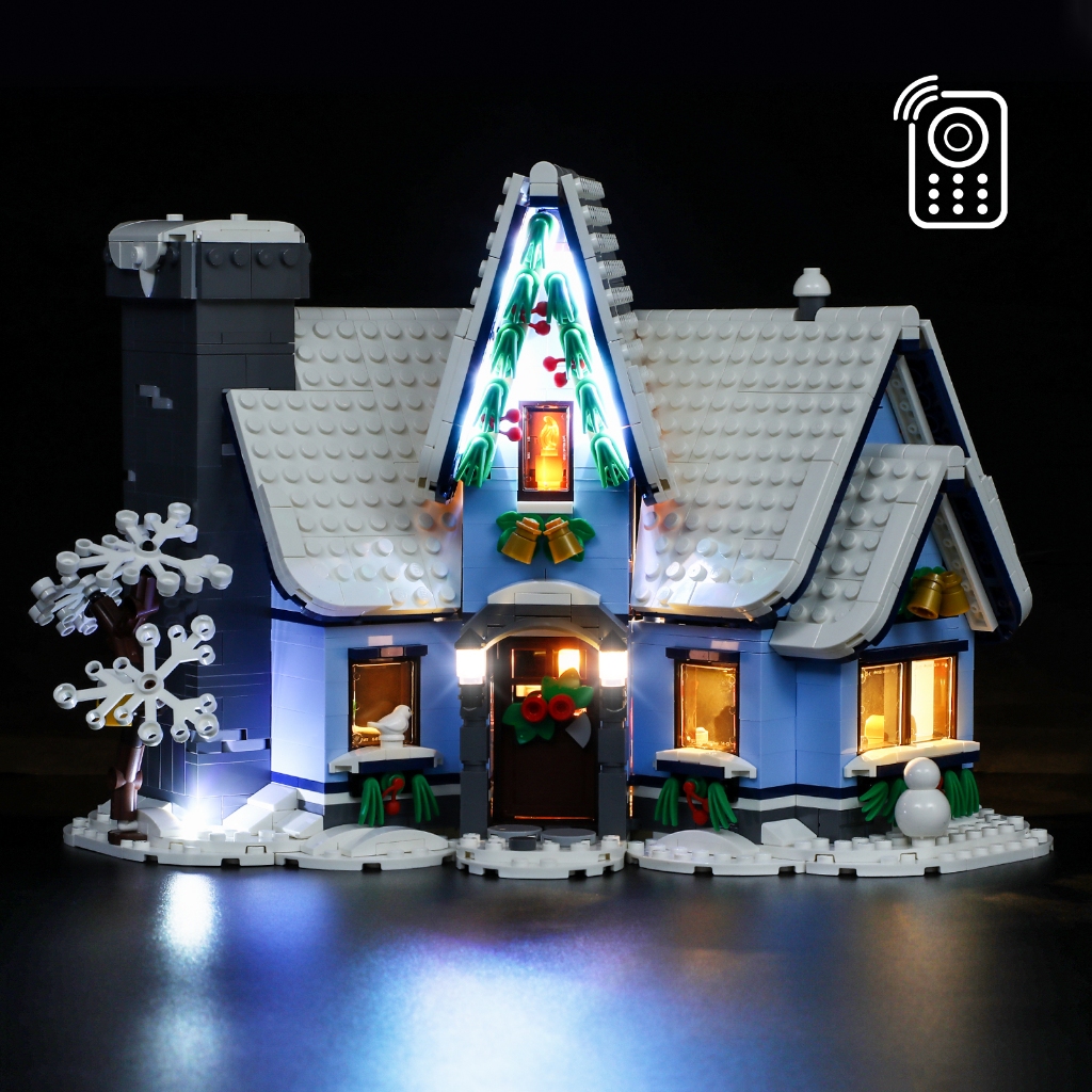 (เวอร์ชันระยะไกล) ชุดไฟสําหรับ Santas Visit 10293-Lightailing LEGO