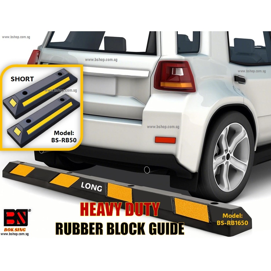 HEAVY DUTY RUBBER PARKING CURB/ PARK WHEEL STOPPER/ ยางล้อ STOPPER