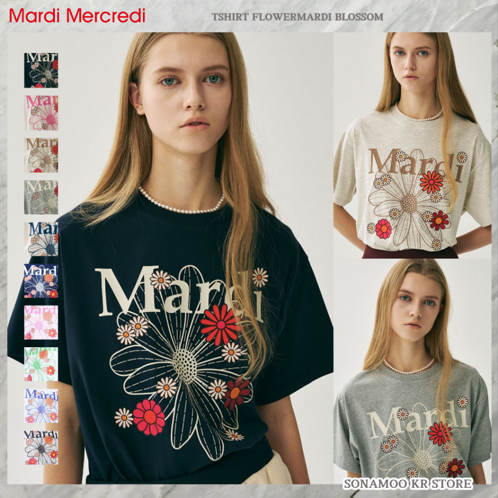 [MAERDI MERCREDEI] Tshirt Flowermardi Blossom