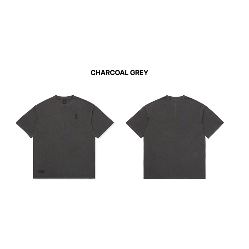 Lifework Korea Washing Silicone ladog เสื้อยืดแขนสั้น 6 สี - รูปที่ 5