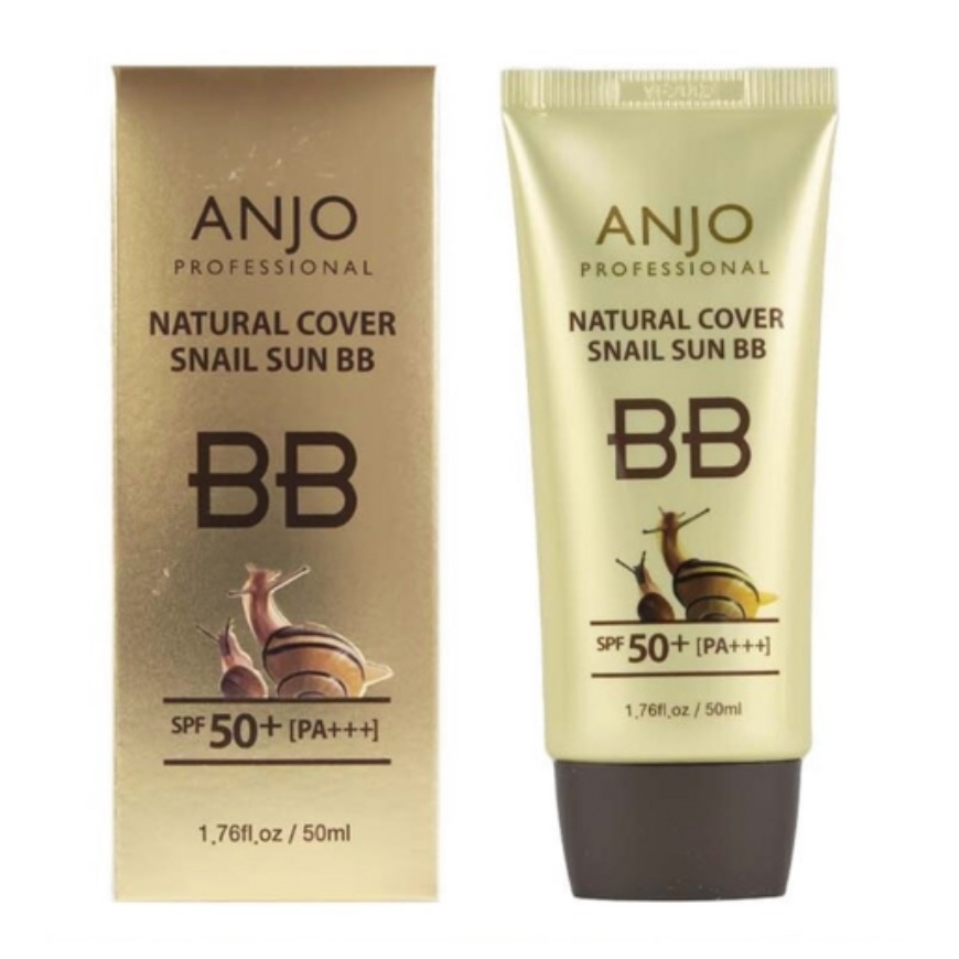 ANJO Natural Cover Snail Sun BB Cream SPF 50+PA+++ 50ml