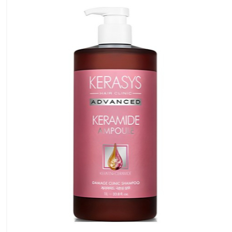 Kerasys Keramide Extreme Damage Clinic Functional Shampoo 1L [จัดส่งจากเกาหลี รับประกันสินค้าของแท้]