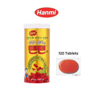 Hanmi Tenten ลูกอมสตรอเบอร์รี่เคี้ยว 120 ชิ้น | ขนมเกาหลีฟรุ๊ตตี้