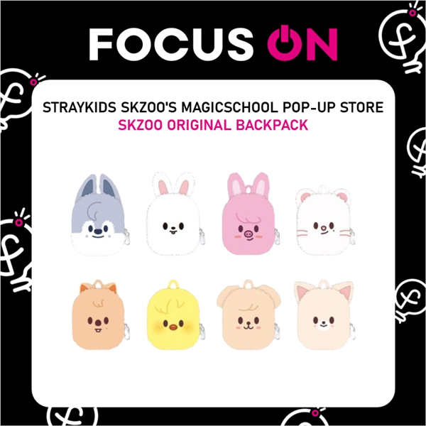 SKZOO PLUSH ORIGINAL VER. BACKPACK STRAYKIDS SKZOO'S MAGIC SCHOOL