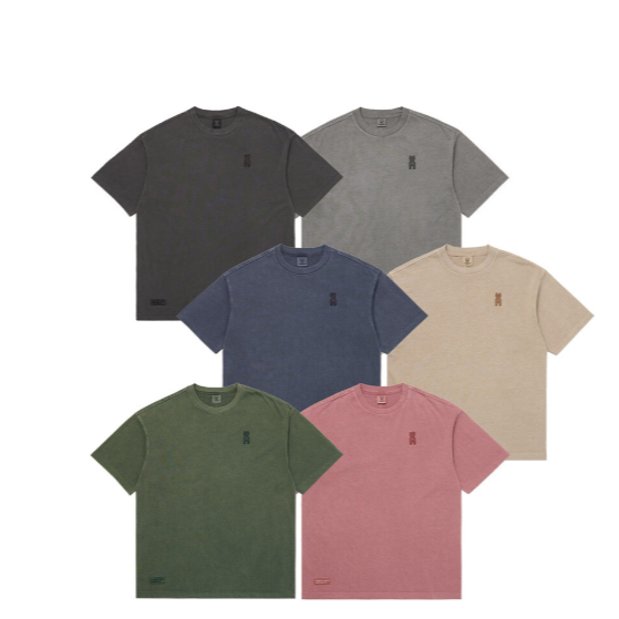 Lifework Korea Washing Silicone ladog เสื้อยืดแขนสั้น 6 สี