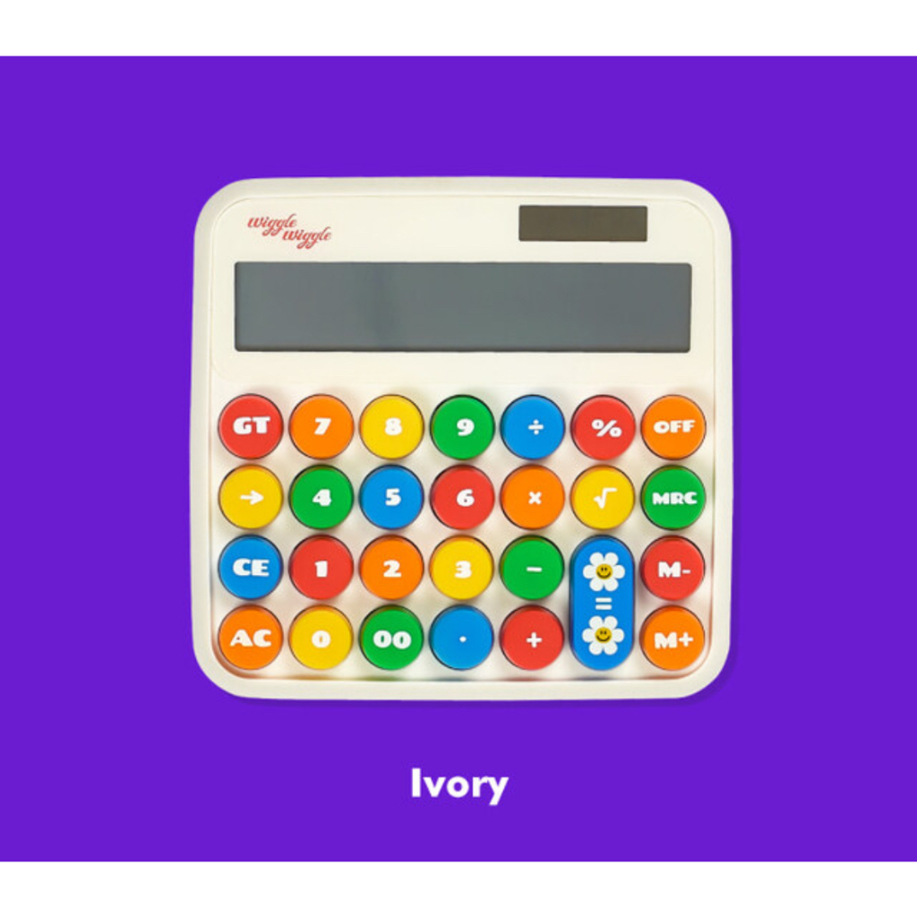 [Wiggle Wiggle] ELECTRONIC CALCULATOR -IVORY