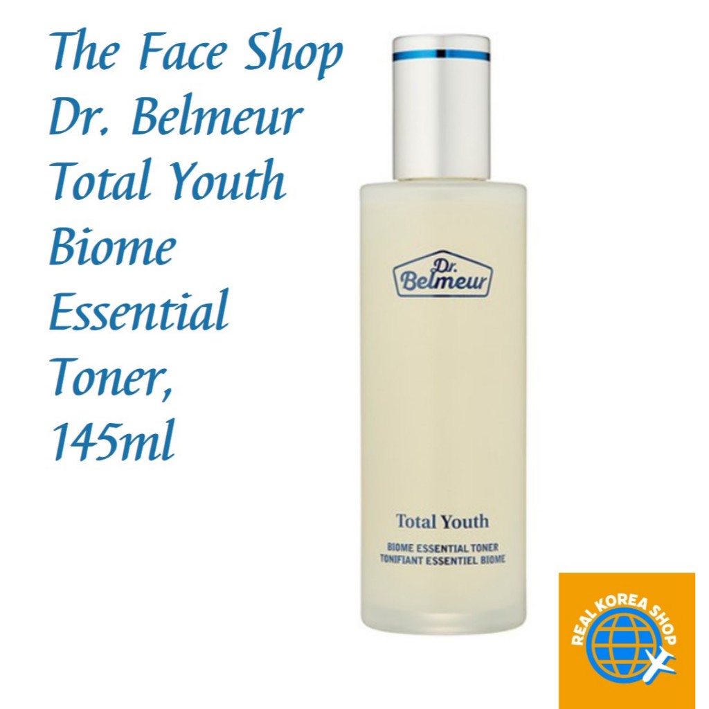 THE FACE SHOP [เดอะเฟซช็อป] ดร. Belmeur Total Youth Biome Essential Toner, 145ml , [The Face Shop] D