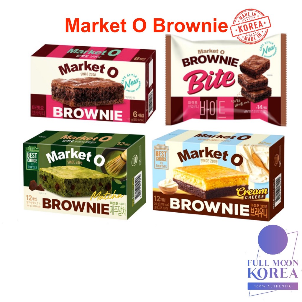 [ORION] Market O Brownie 120g (6P) / Market O Brownie Matcha 240g (12P)/ Bite / Cream Cheese/ Mini B