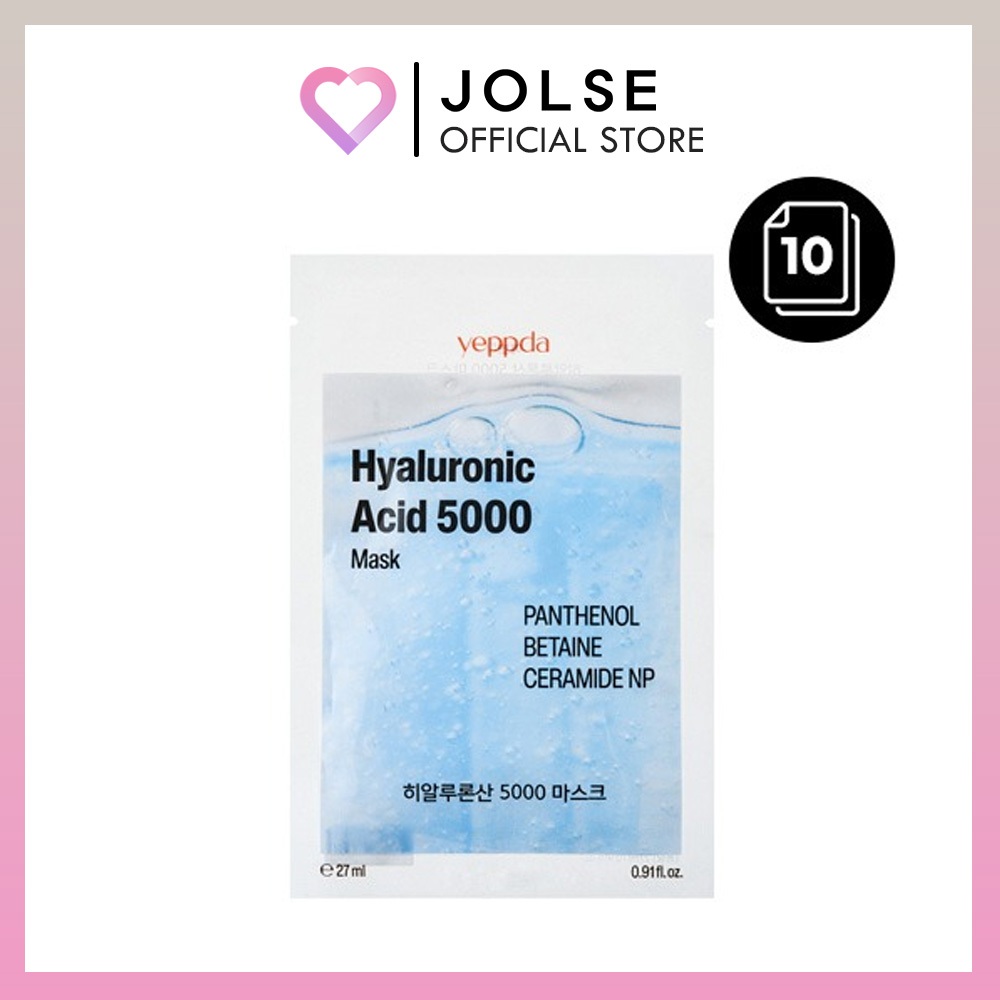 Yeppda Hyaluronic acid 5000 Mask 27ml * 10ea