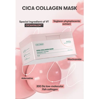 [VT] Box Mask 30pcs Top 4 Bundle Set(CICA, Collagen, VITA-Light, TX-Toning) [เรือธงอย่างเป็นทางการ]
