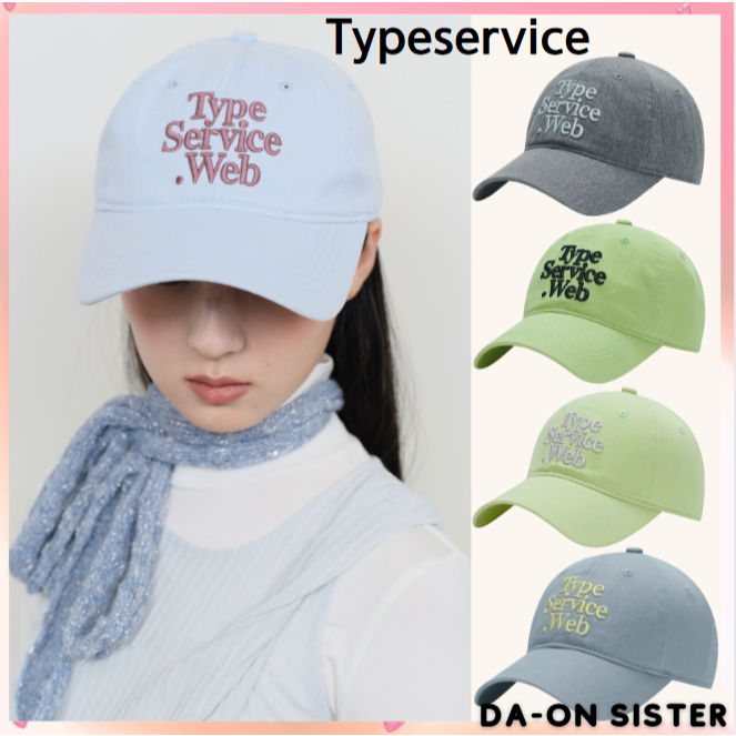 [ TYPESERVICE ] UNISEX Typeservice Web Cap 5color korea แท้ 100%