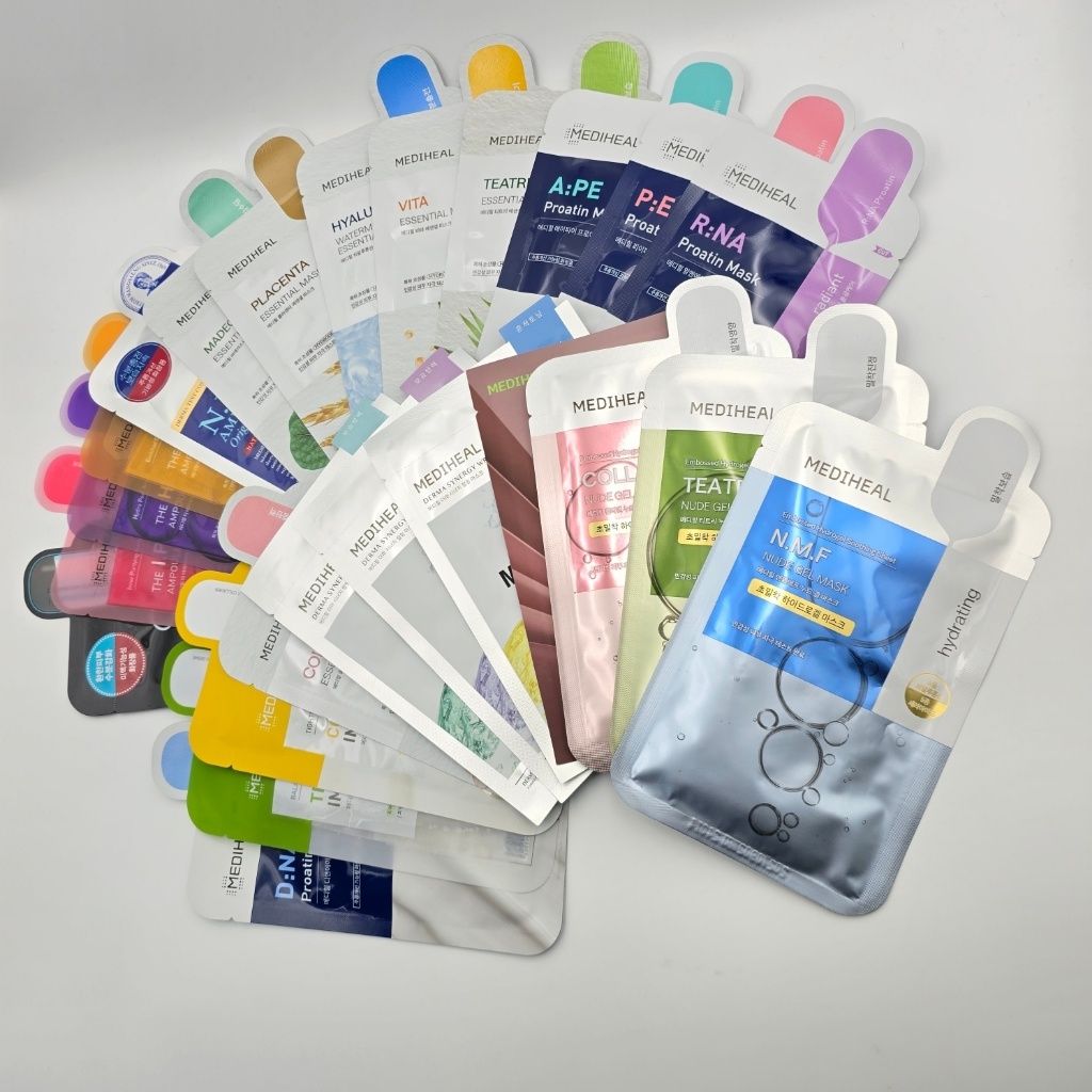[MEDIHEAL] Ampoule & Essential Mask 10 ชิ้น (เครื่องสําอางเกาหลี)
